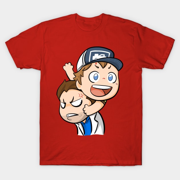 Nick & Ellis Bros T-Shirt by ShonenFox